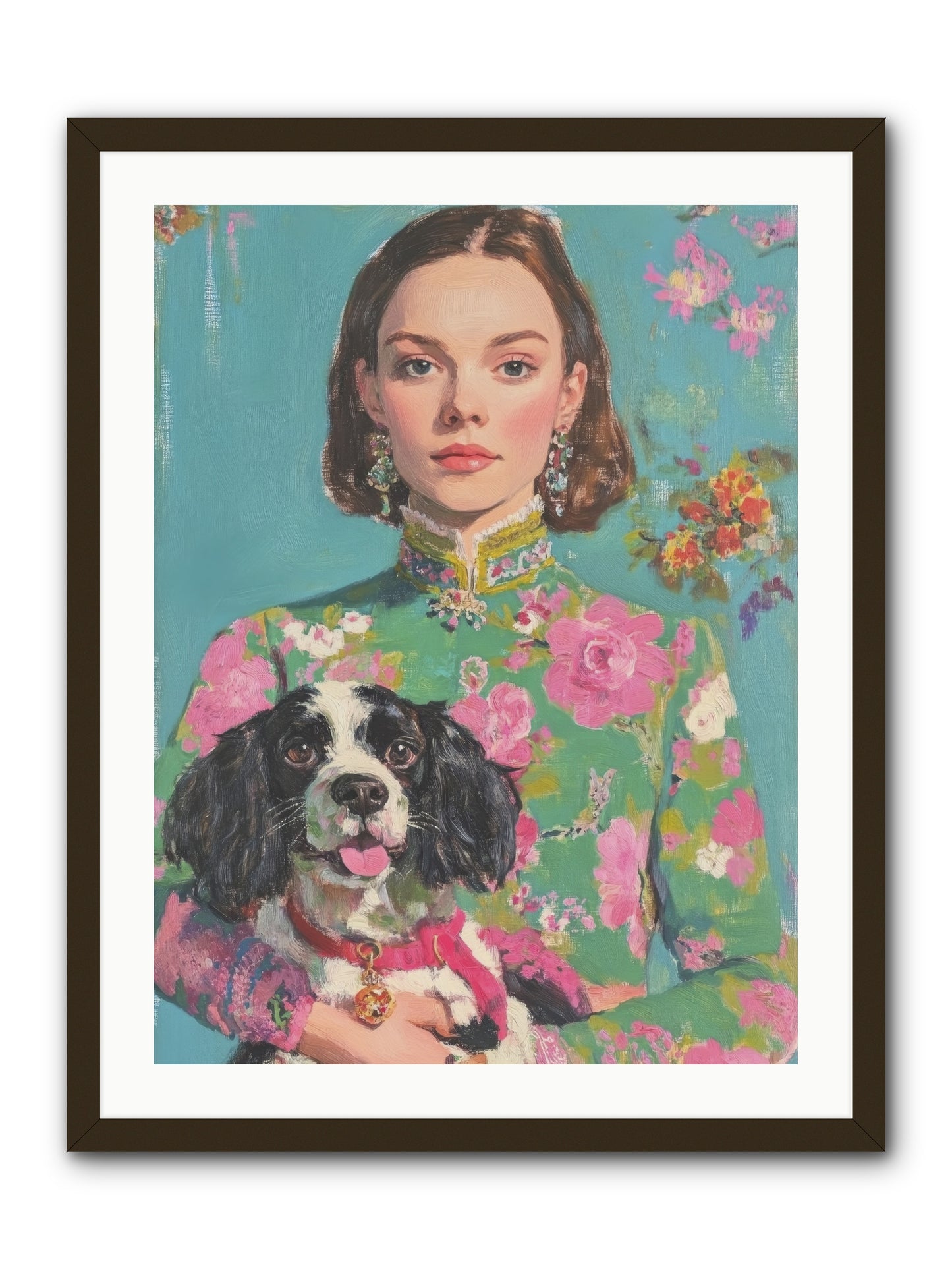 Sweet Darling Mine -- Framed Print - Black 24x32