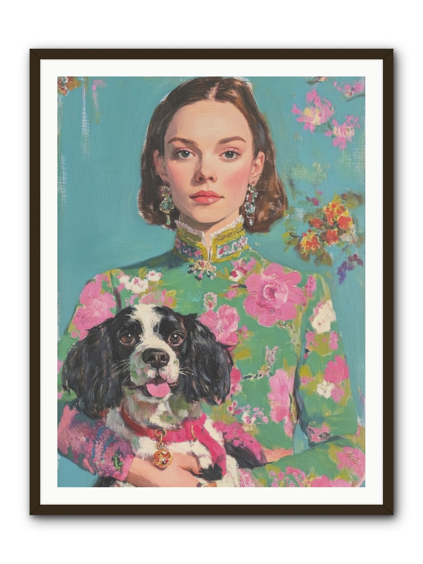 Sweet Darling Mine -- Framed Print - Black 36x48