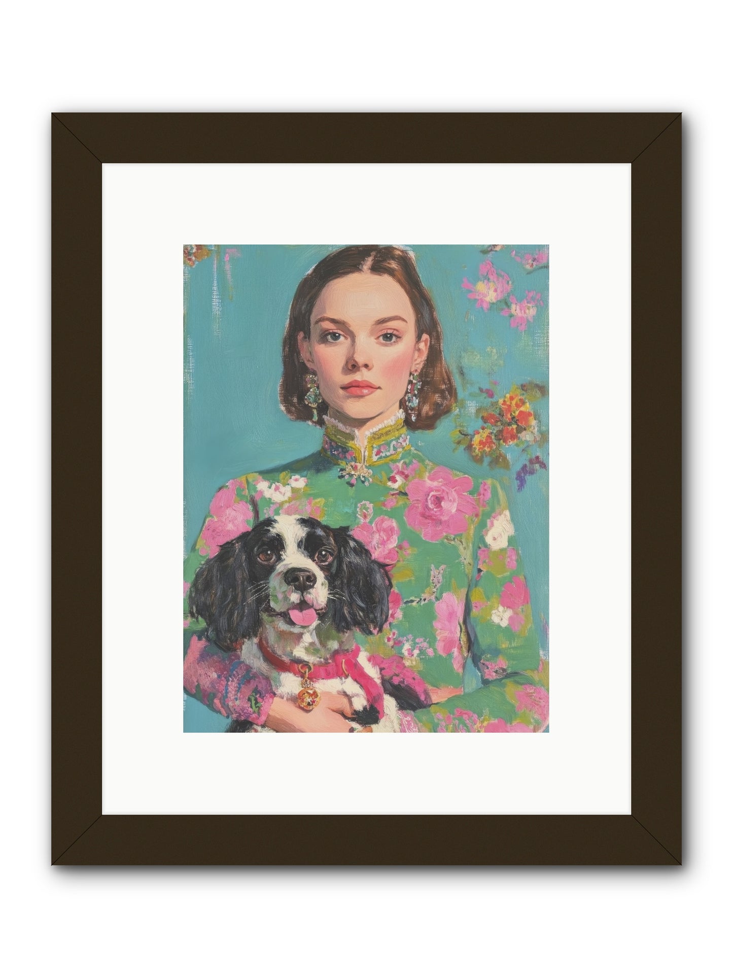 Sweet Darling Mine -- Framed Print - Black 9x12
