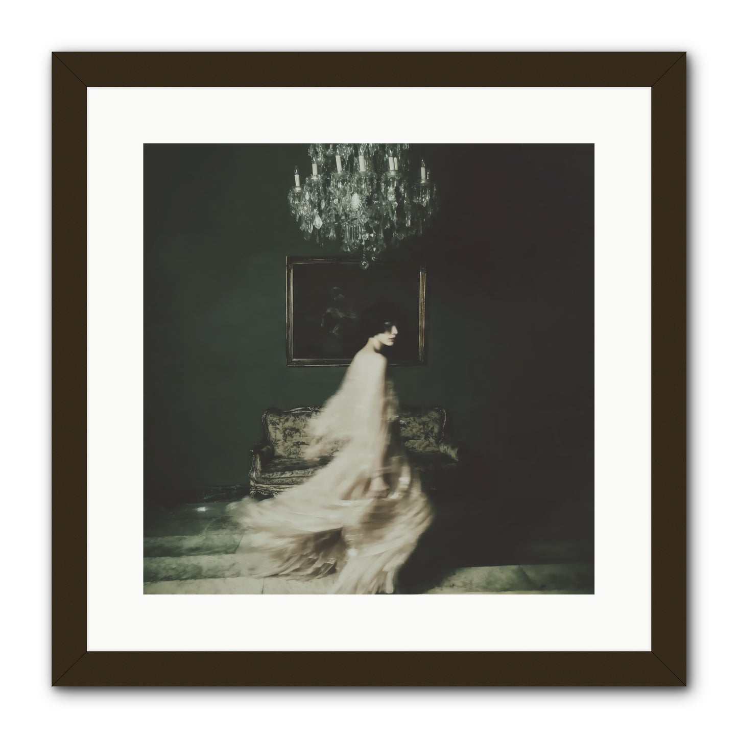 Sweet Defiance -- Framed Print - Black 16x16
