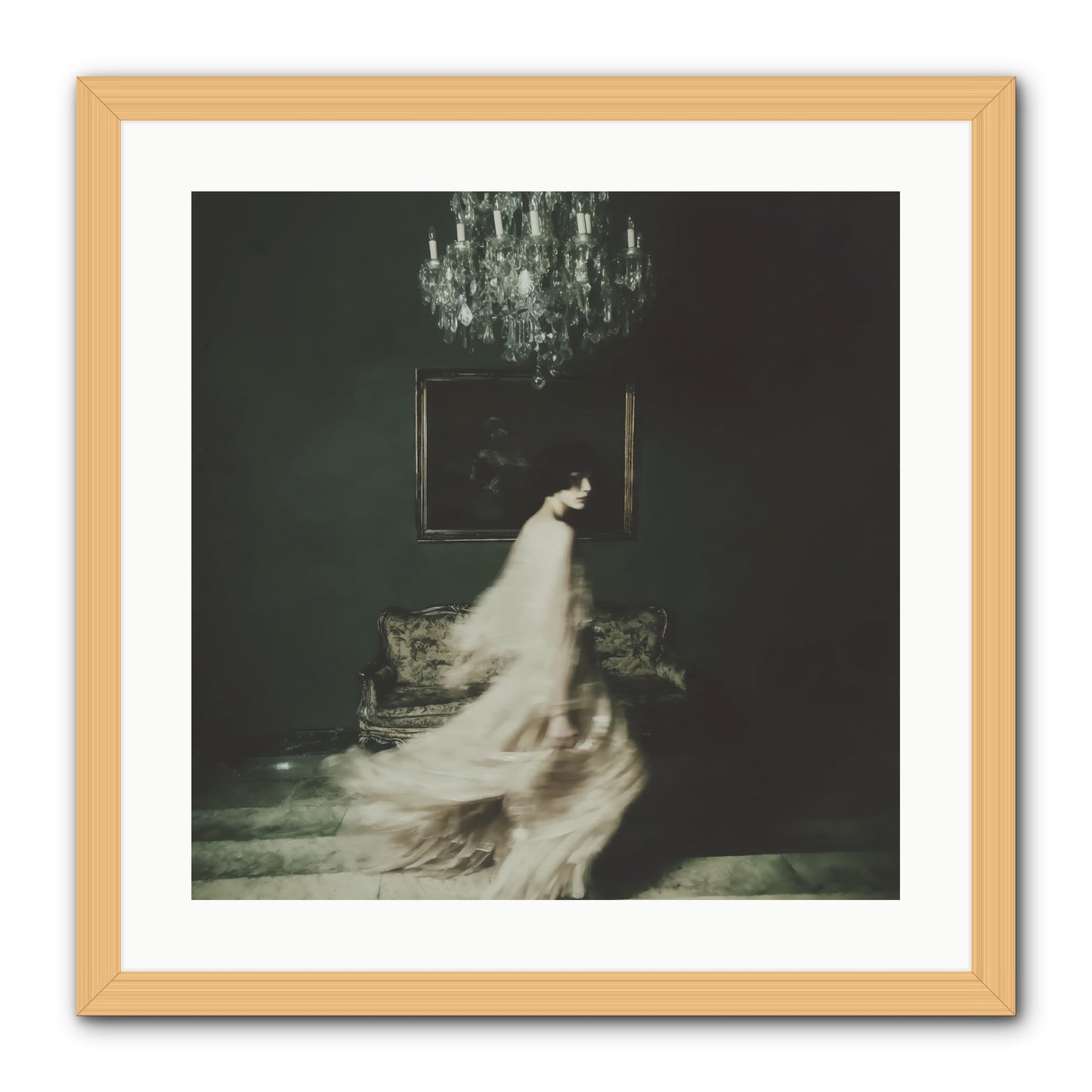 Sweet Defiance -- Framed Print - Natural 20x20