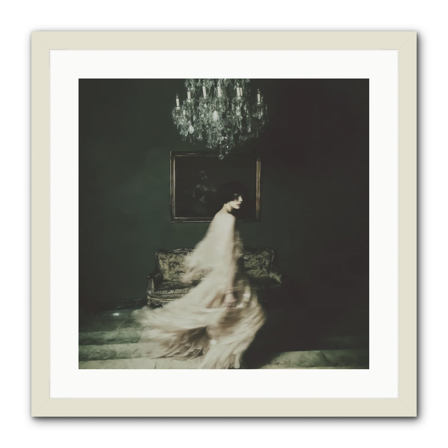 Sweet Defiance -- Framed Print - White 20x20