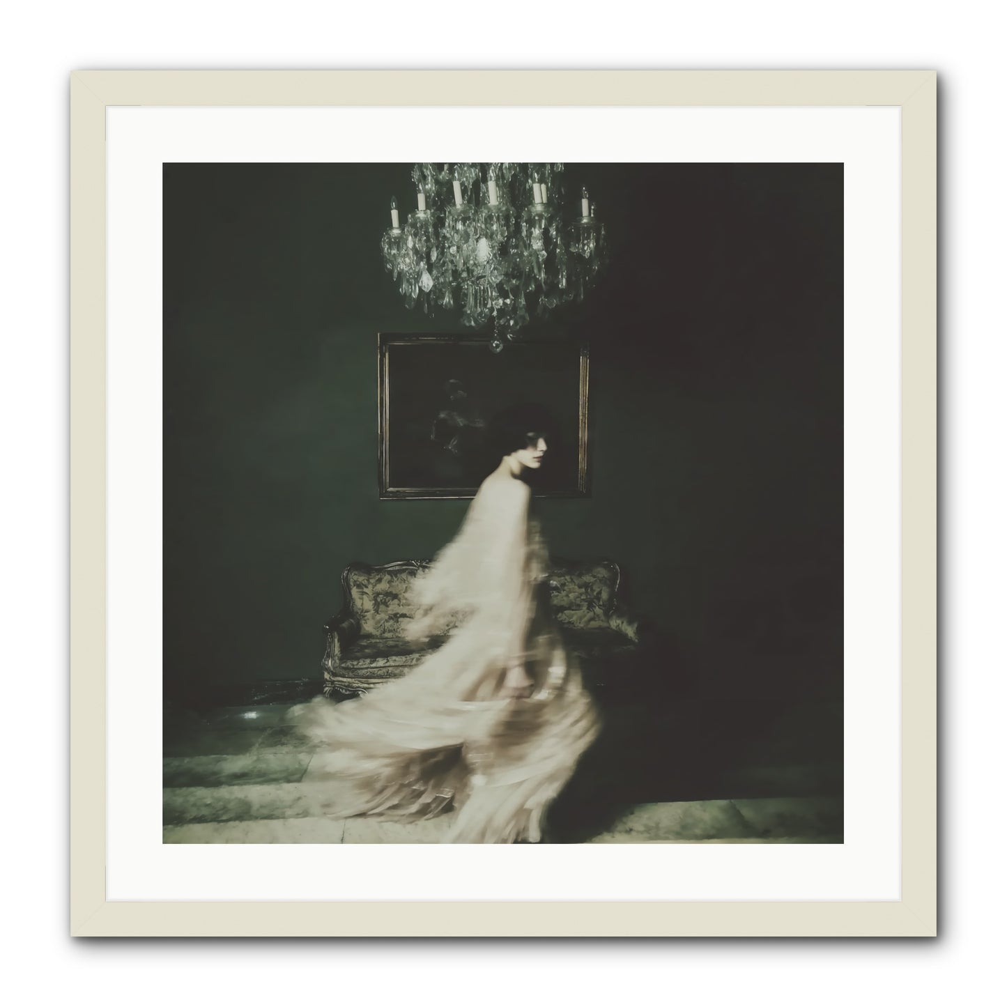 Sweet Defiance -- Framed Print - White 24x24