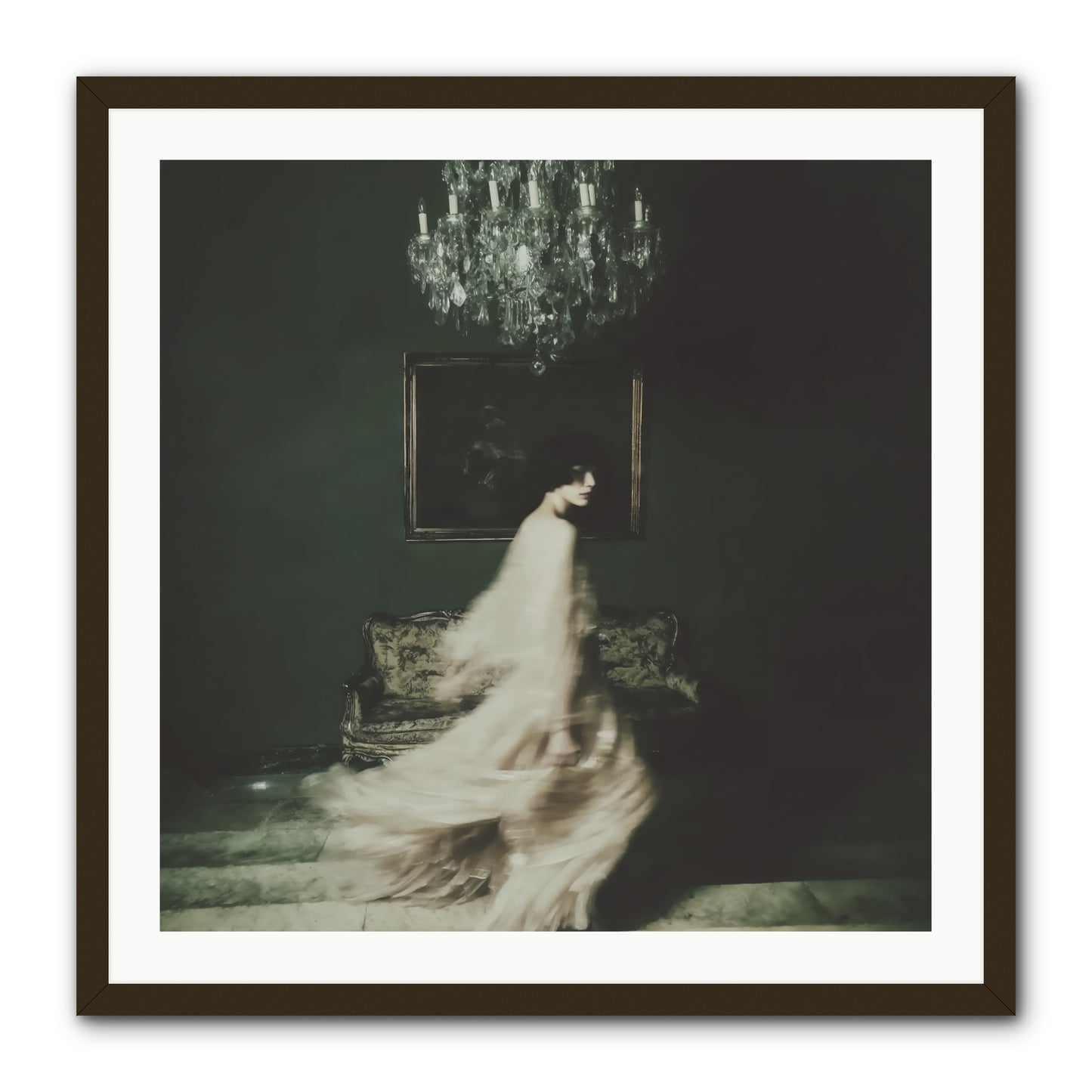 Sweet Defiance -- Framed Print - Black 30x30