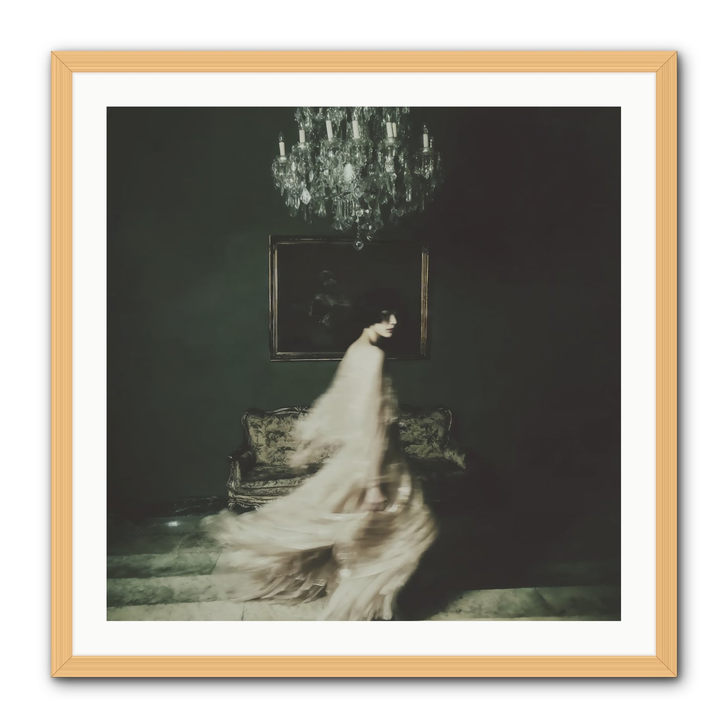 Sweet Defiance -- Framed Print - Natural 30x30