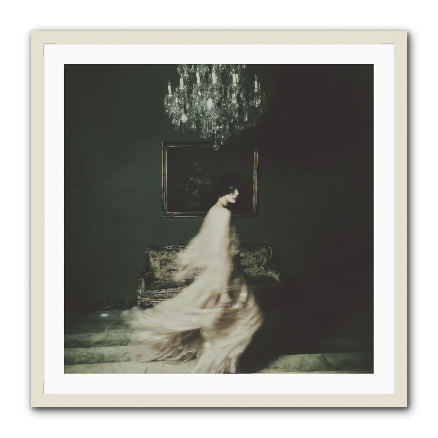 Sweet Defiance -- Framed Print - White 30x30