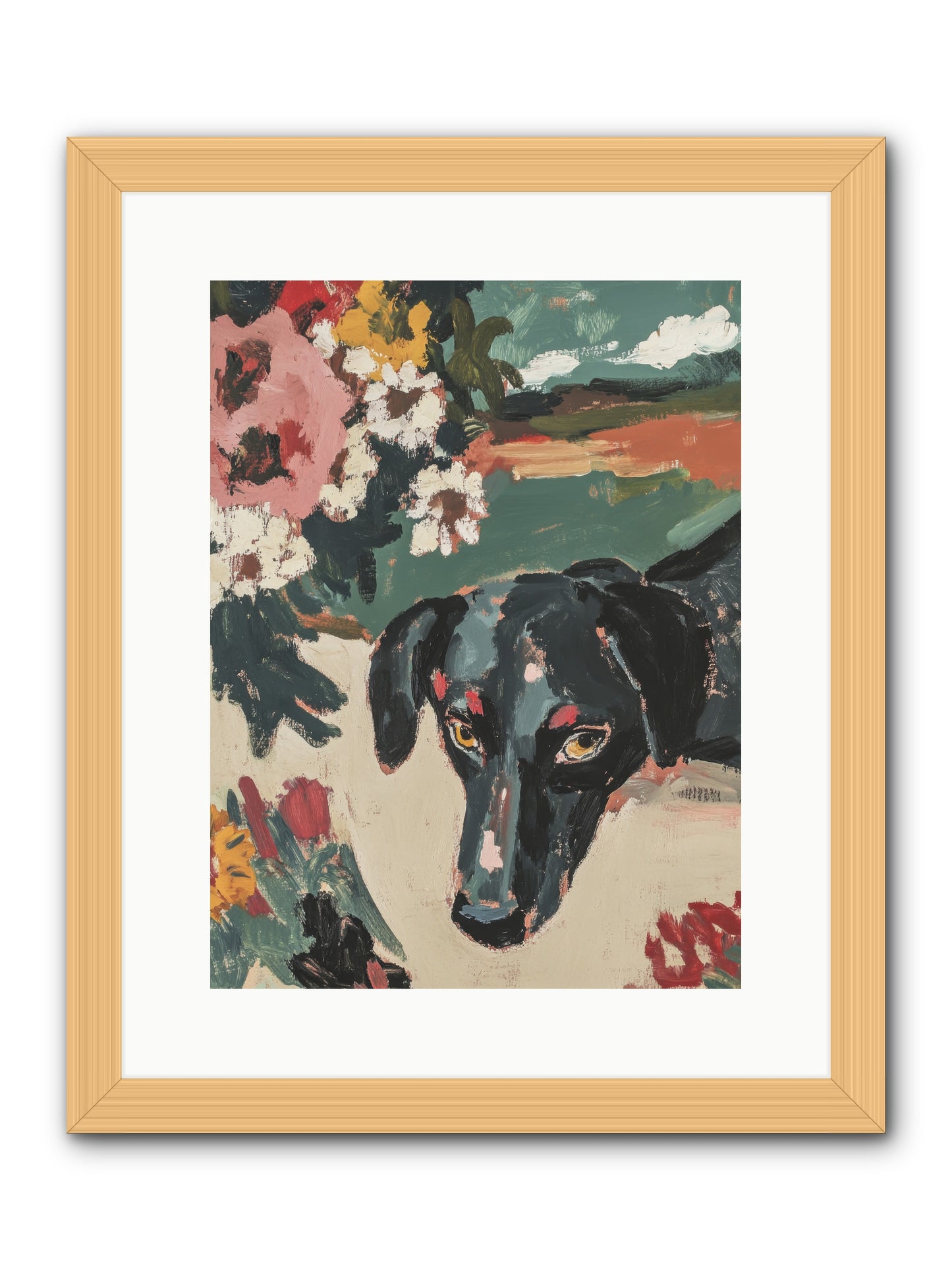Sweet Dreams -- Framed Print - Natural 12x16