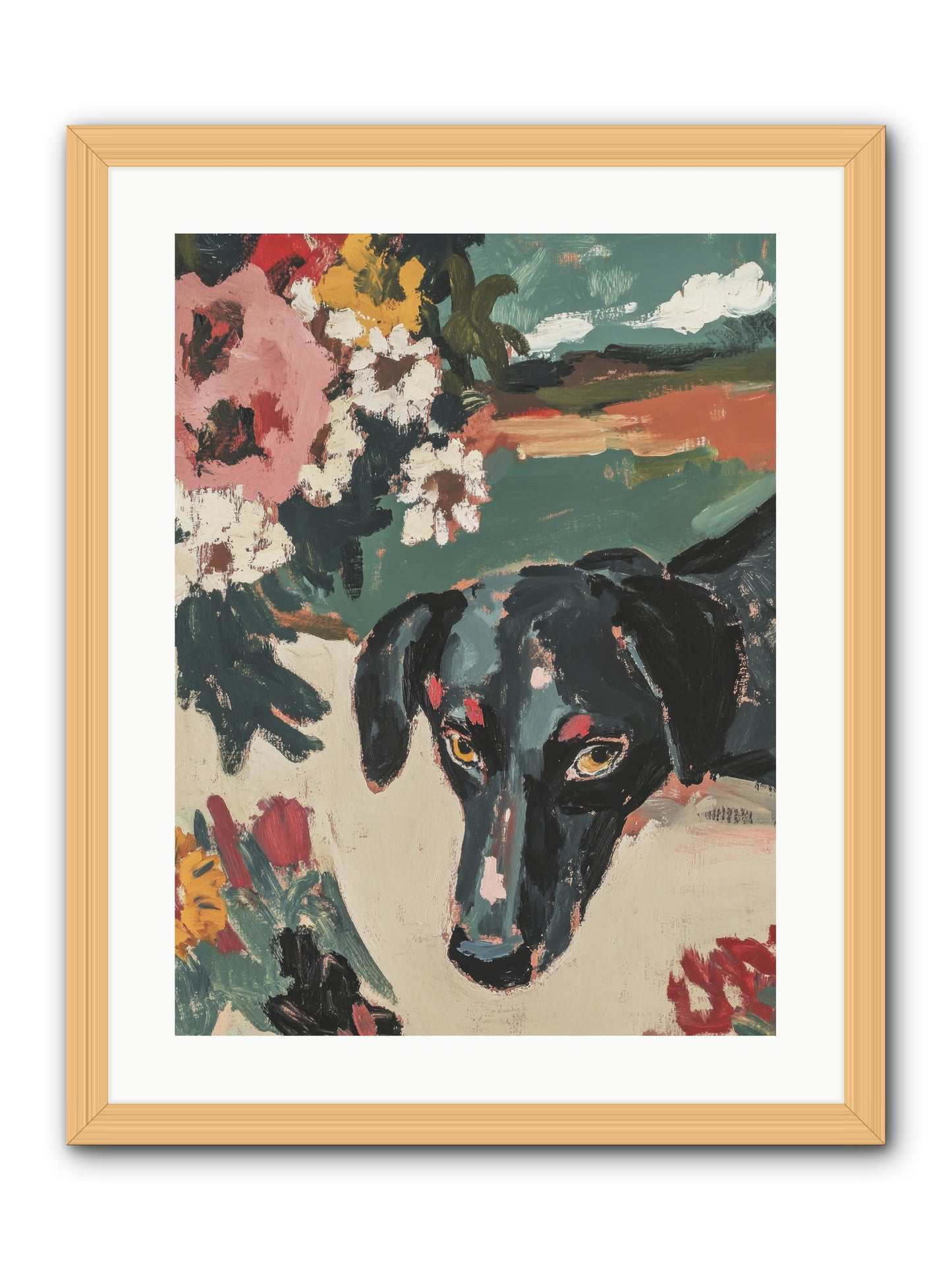 Sweet Dreams -- Framed Print - Natural 18x24