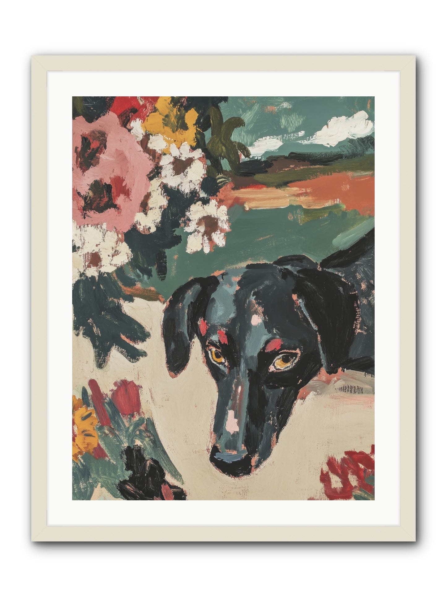 Sweet Dreams -- Framed Print - White 24x32