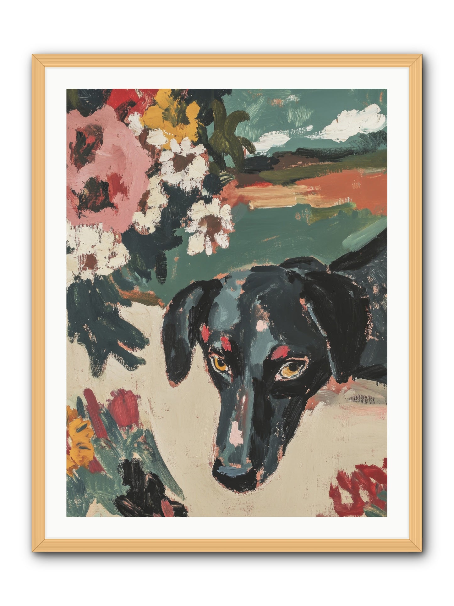 Sweet Dreams -- Framed Print - Natural 30x40