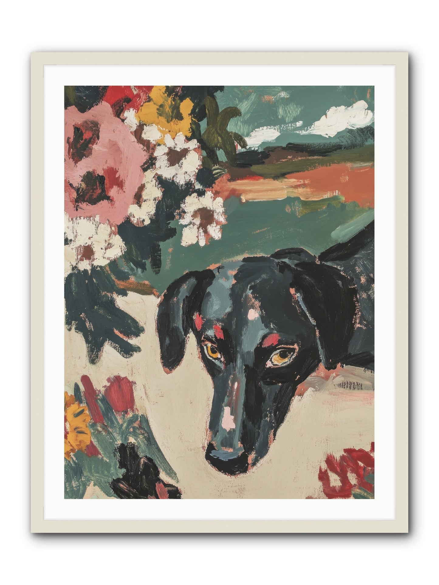 Sweet Dreams -- Framed Print - White 30x40