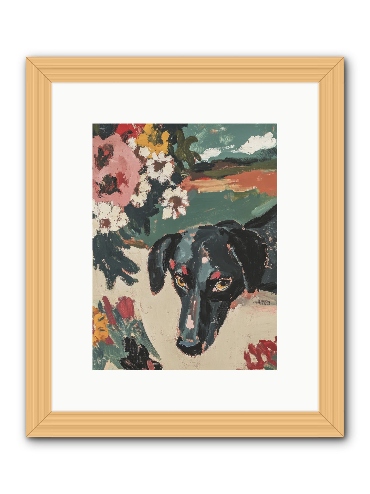 Sweet Dreams -- Framed Print - Natural 9x12