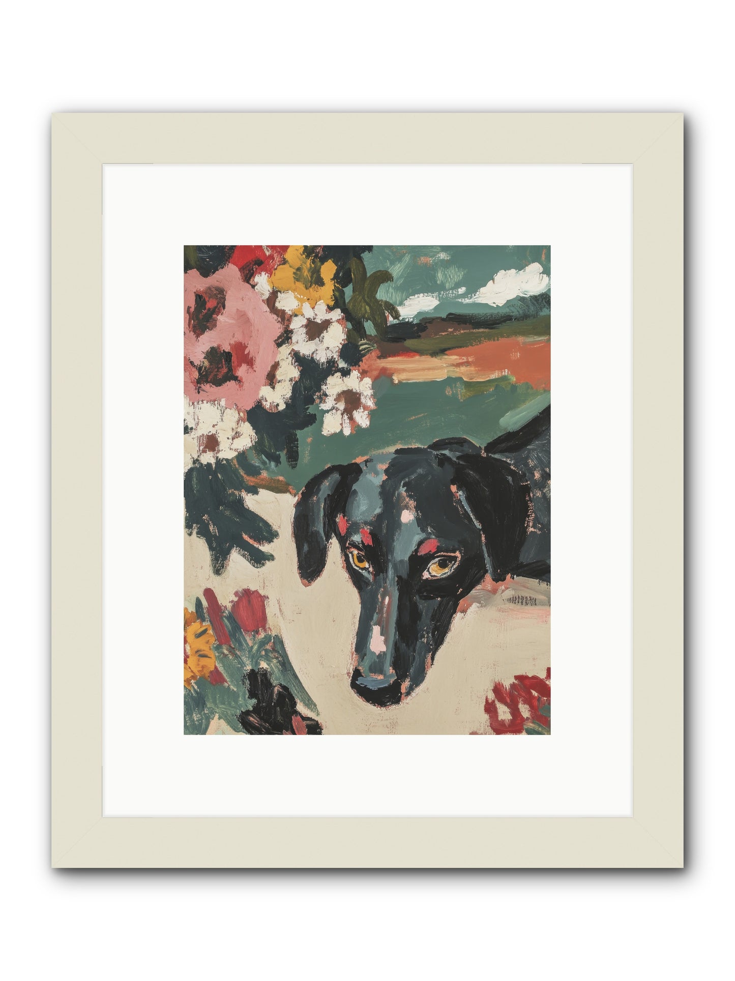 Sweet Dreams -- Framed Print - White 9x12