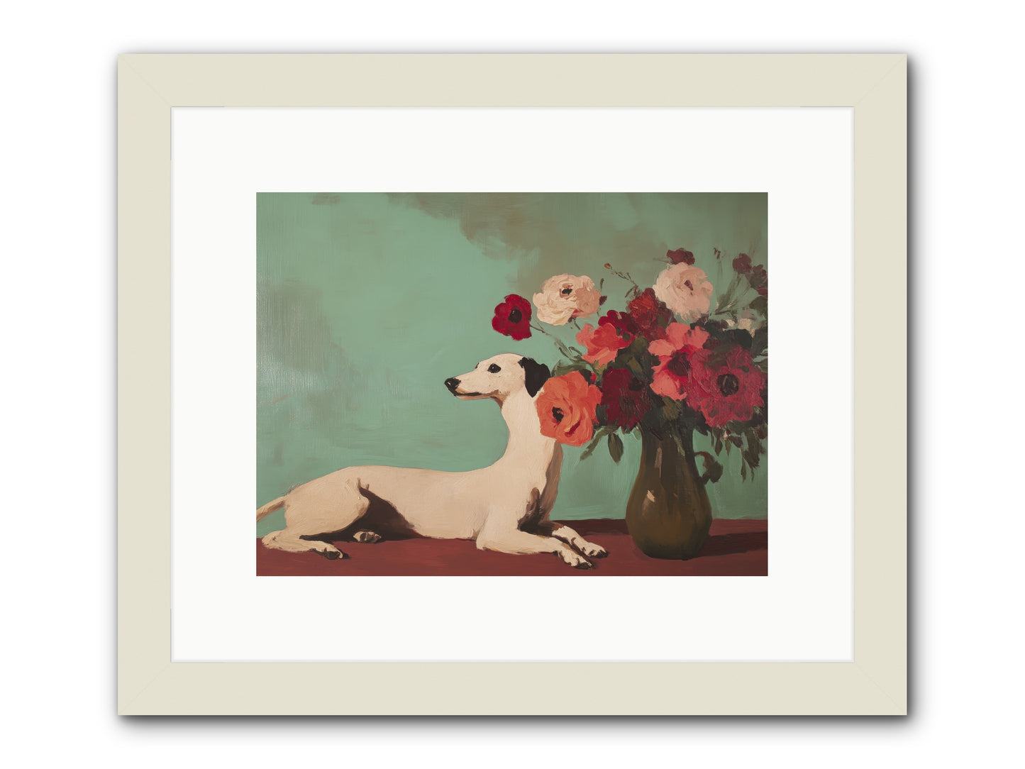Sweet Dreams Keeper -- Framed Print - White 12x9