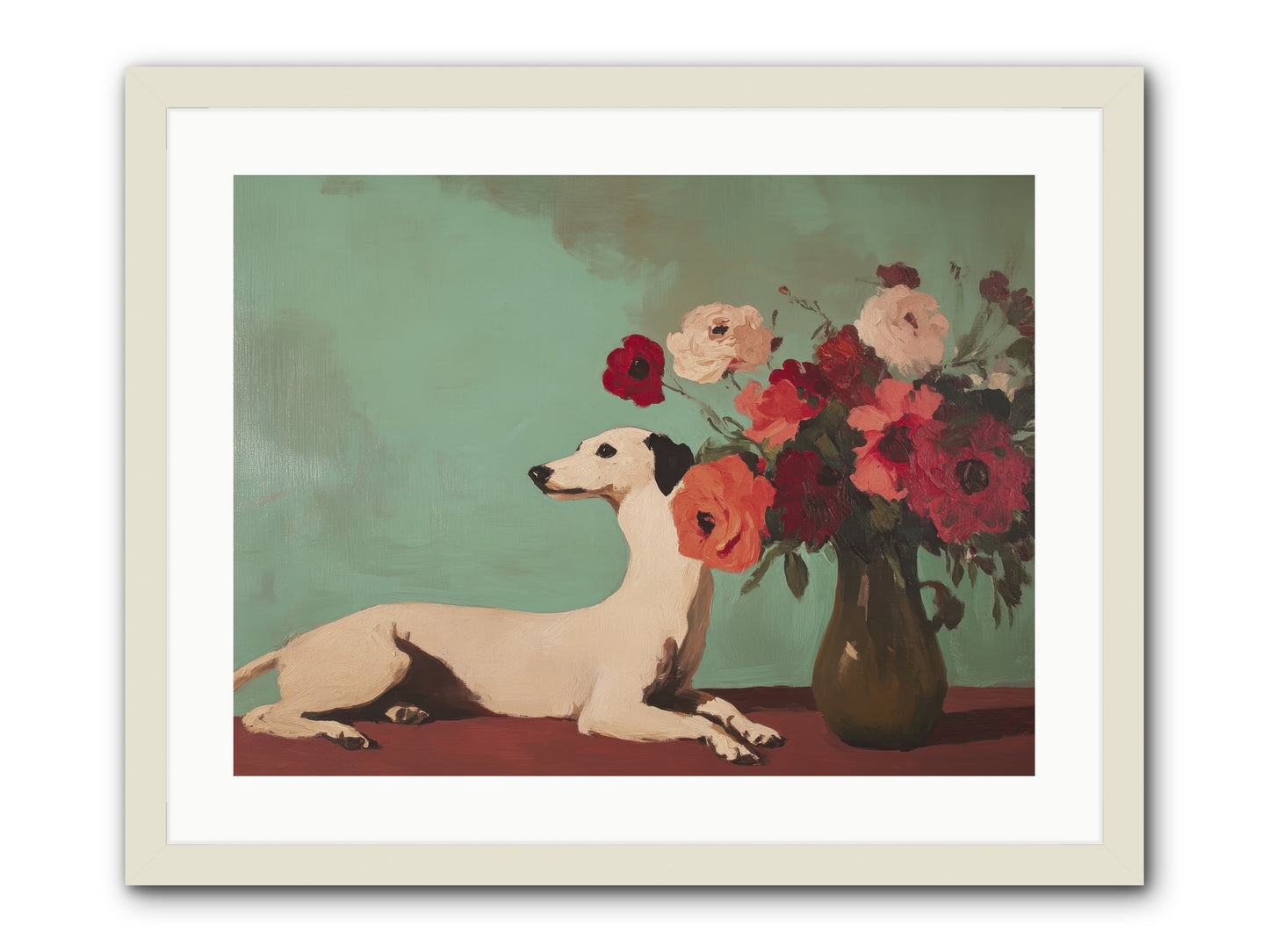 Sweet Dreams Keeper -- Framed Print - White 24x18