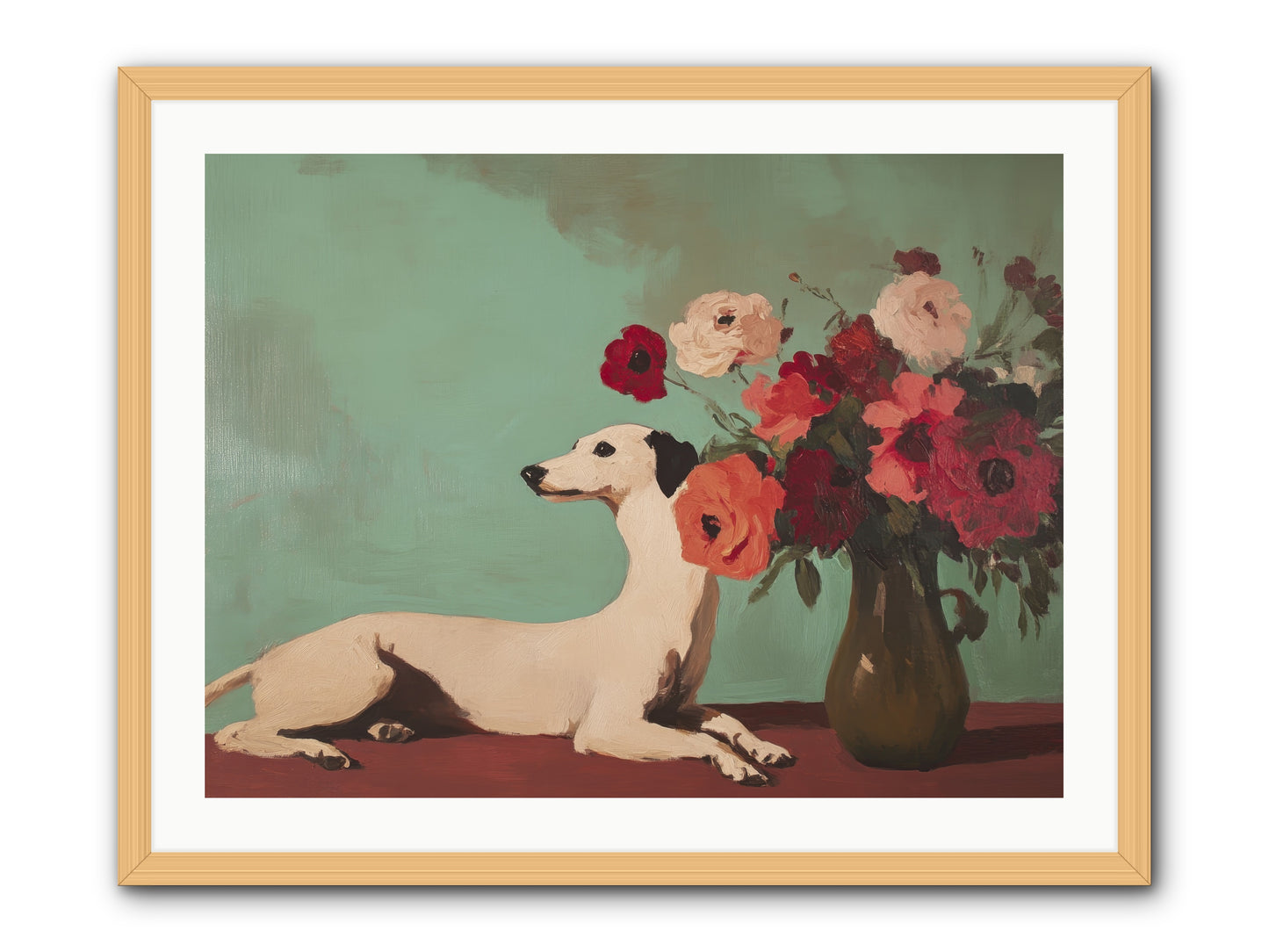 Sweet Dreams Keeper -- Framed Print - Natural 32x24