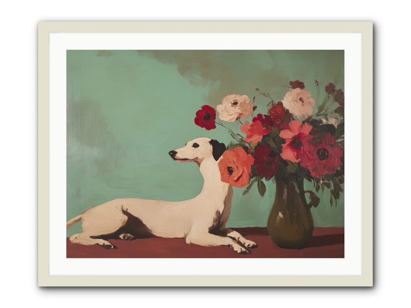 Sweet Dreams Keeper -- Framed Print - White 32x24