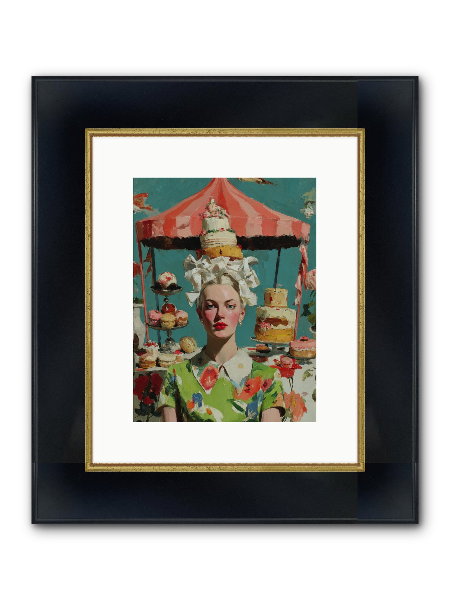 Sweet Excess Undone — Sweet-Excess-Undone-9x12-Framed-Print-Wide-Black-w-Gold.jpg