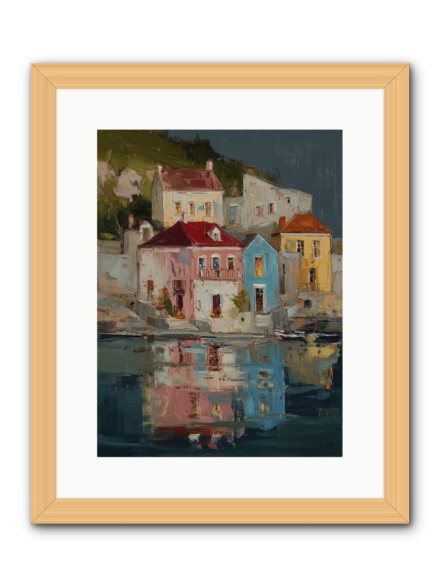 Sweet Hour Before -- Framed Print - Natural 12x16