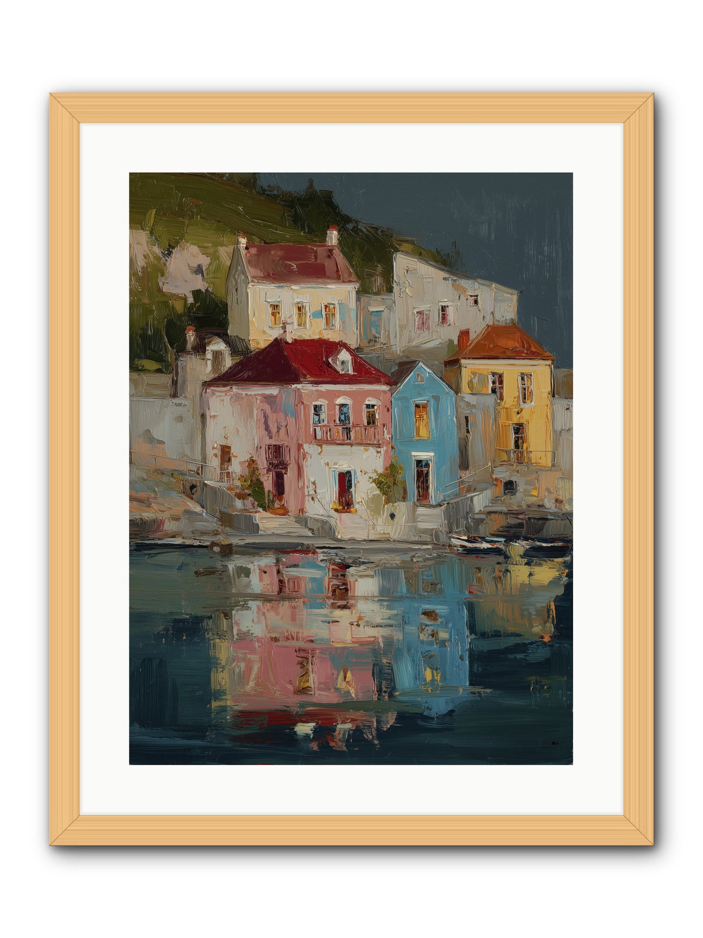 Sweet Hour Before -- Framed Print - Natural 18x24