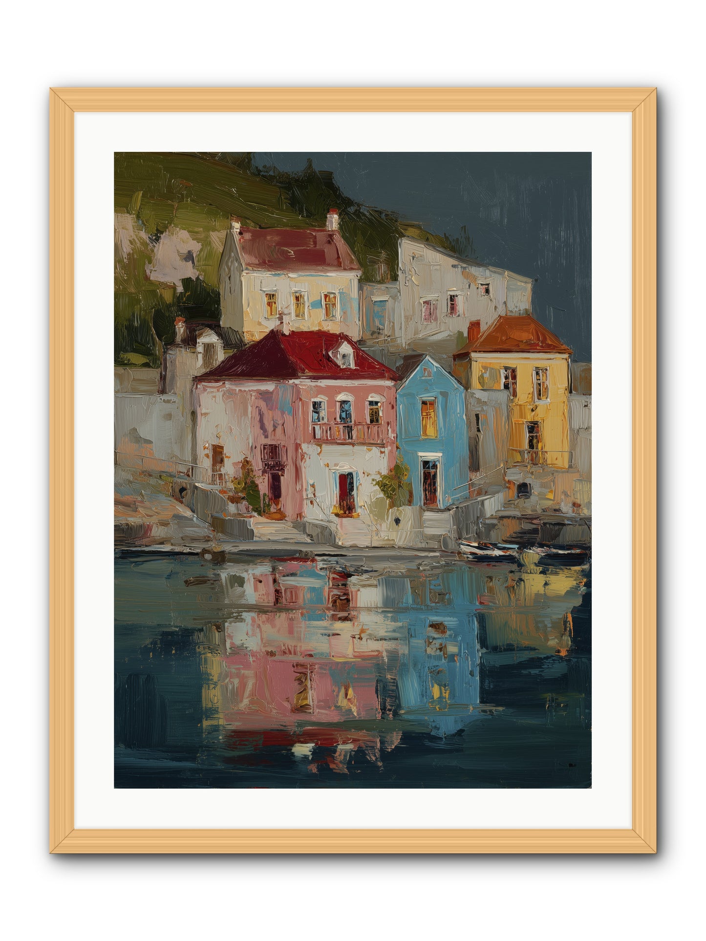 Sweet Hour Before -- Framed Print - Natural 24x32