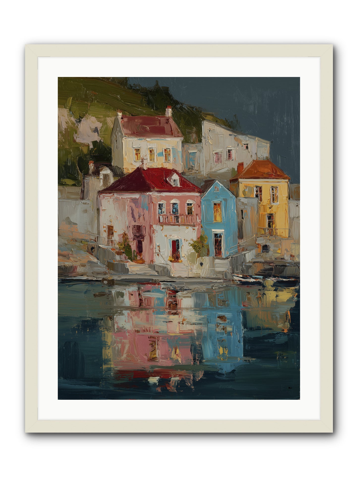 Sweet Hour Before -- Framed Print - White 24x32