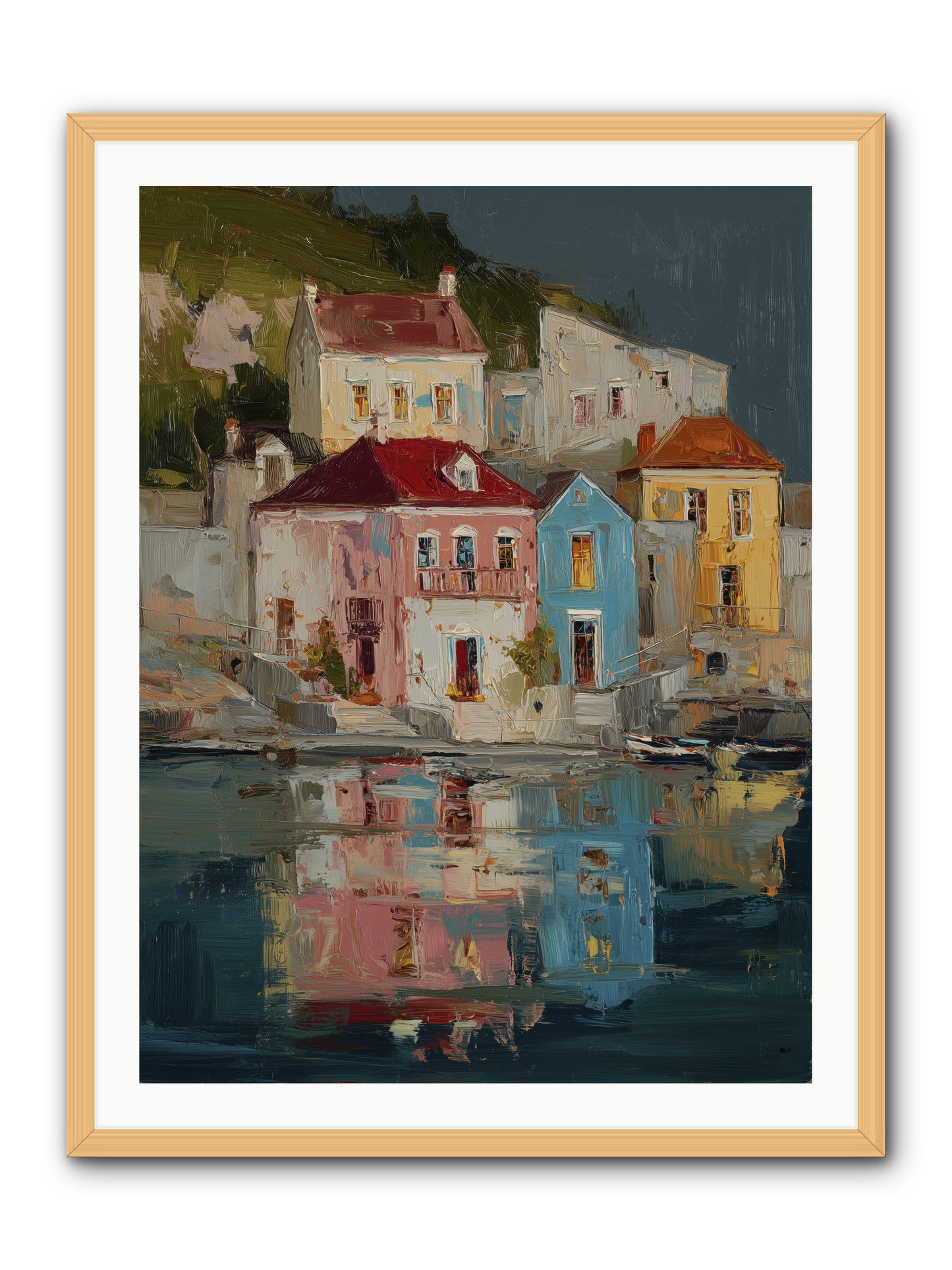 Sweet Hour Before -- Framed Print - Natural 30x40