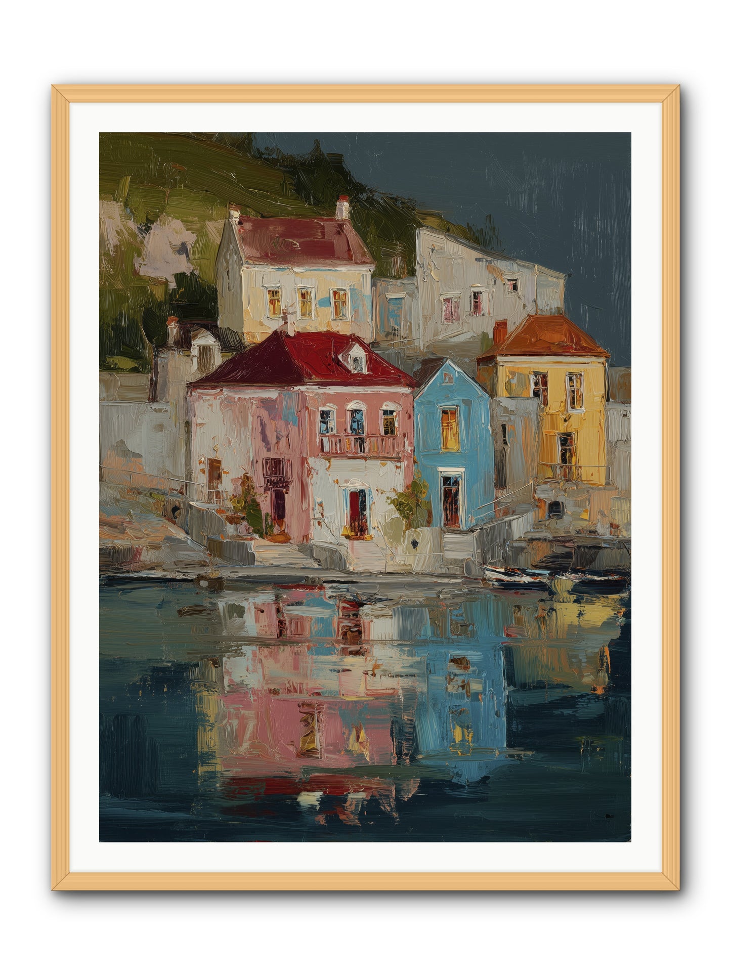 Sweet Hour Before -- Framed Print - Natural 36x48