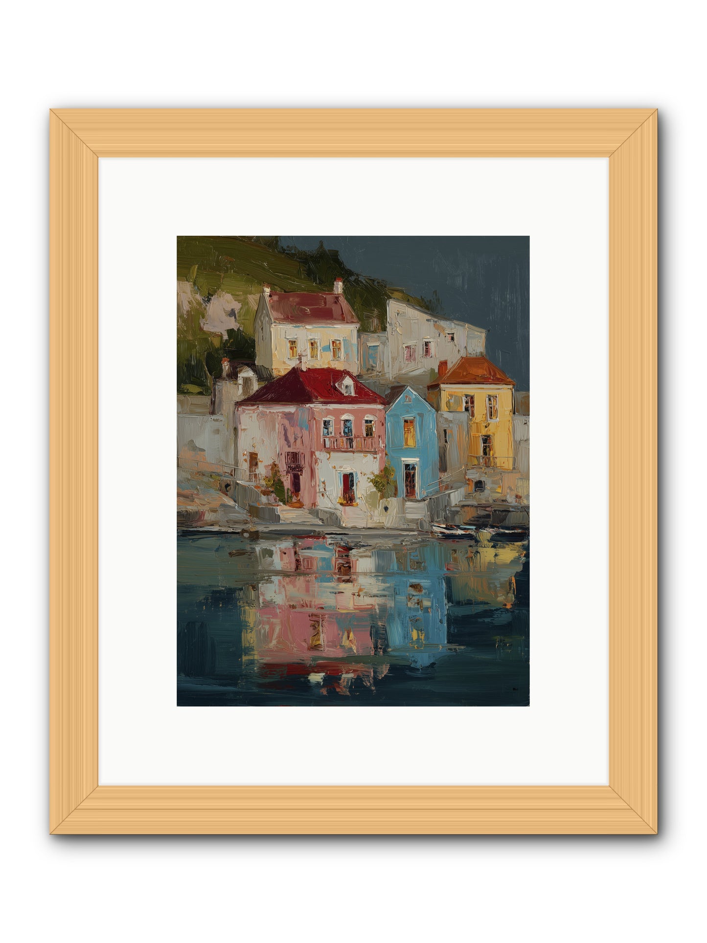 Sweet Hour Before -- Framed Print - Natural 9x12