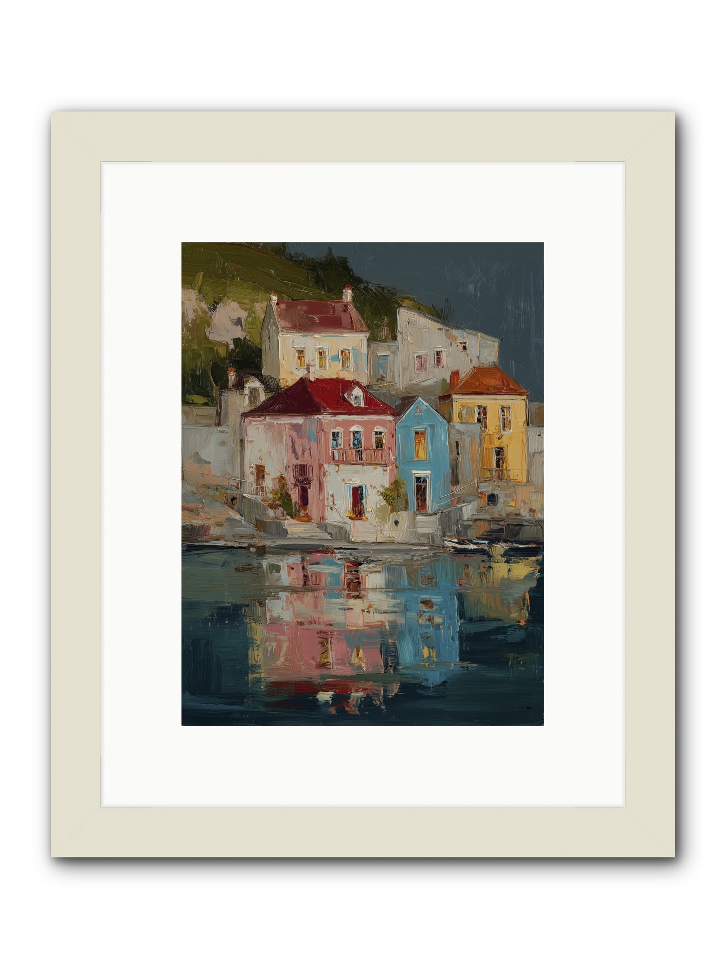 Sweet Hour Before -- Framed Print - White 9x12