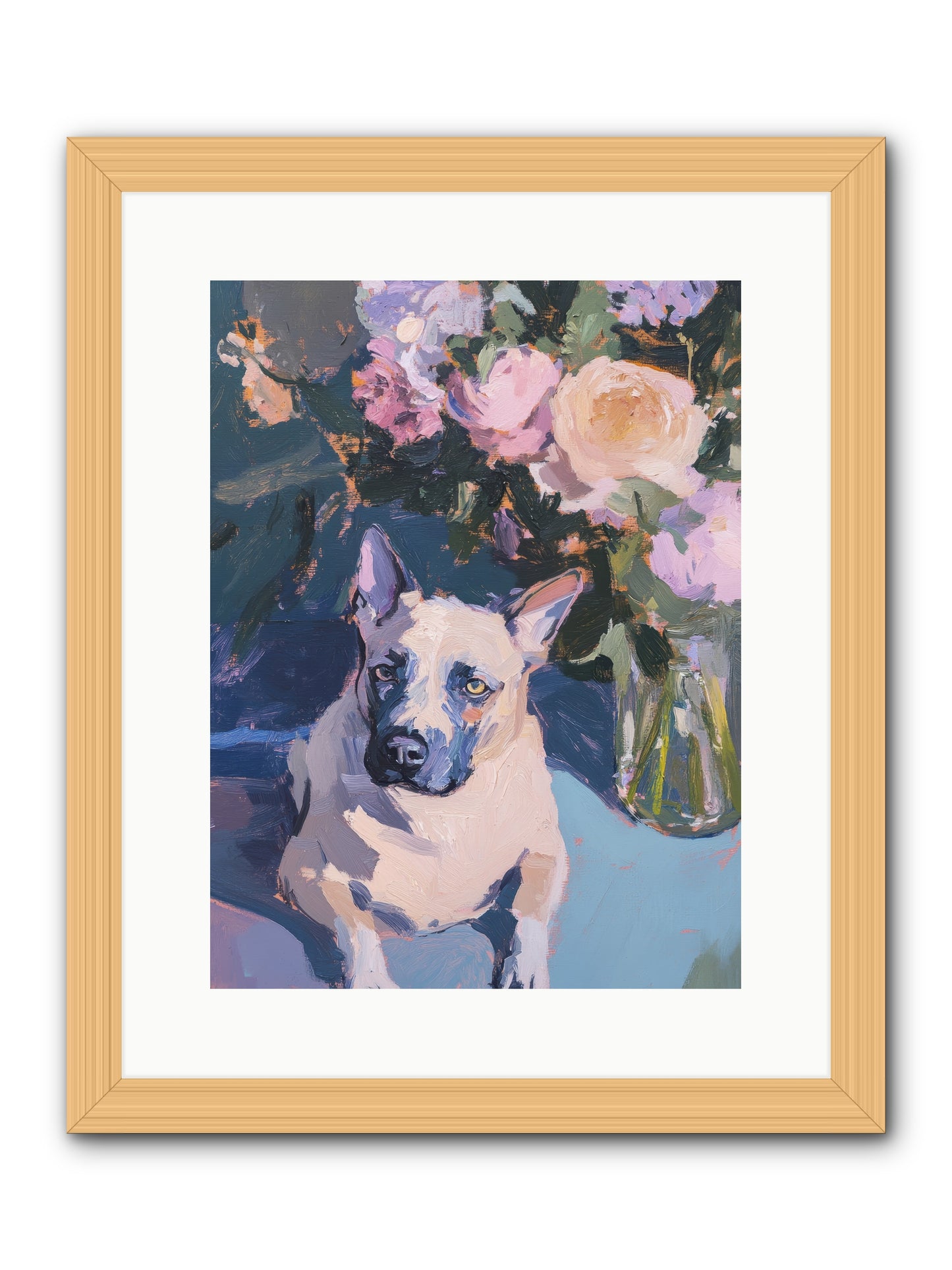 Sweet Little Rascal -- Framed Print - Natural 12x16