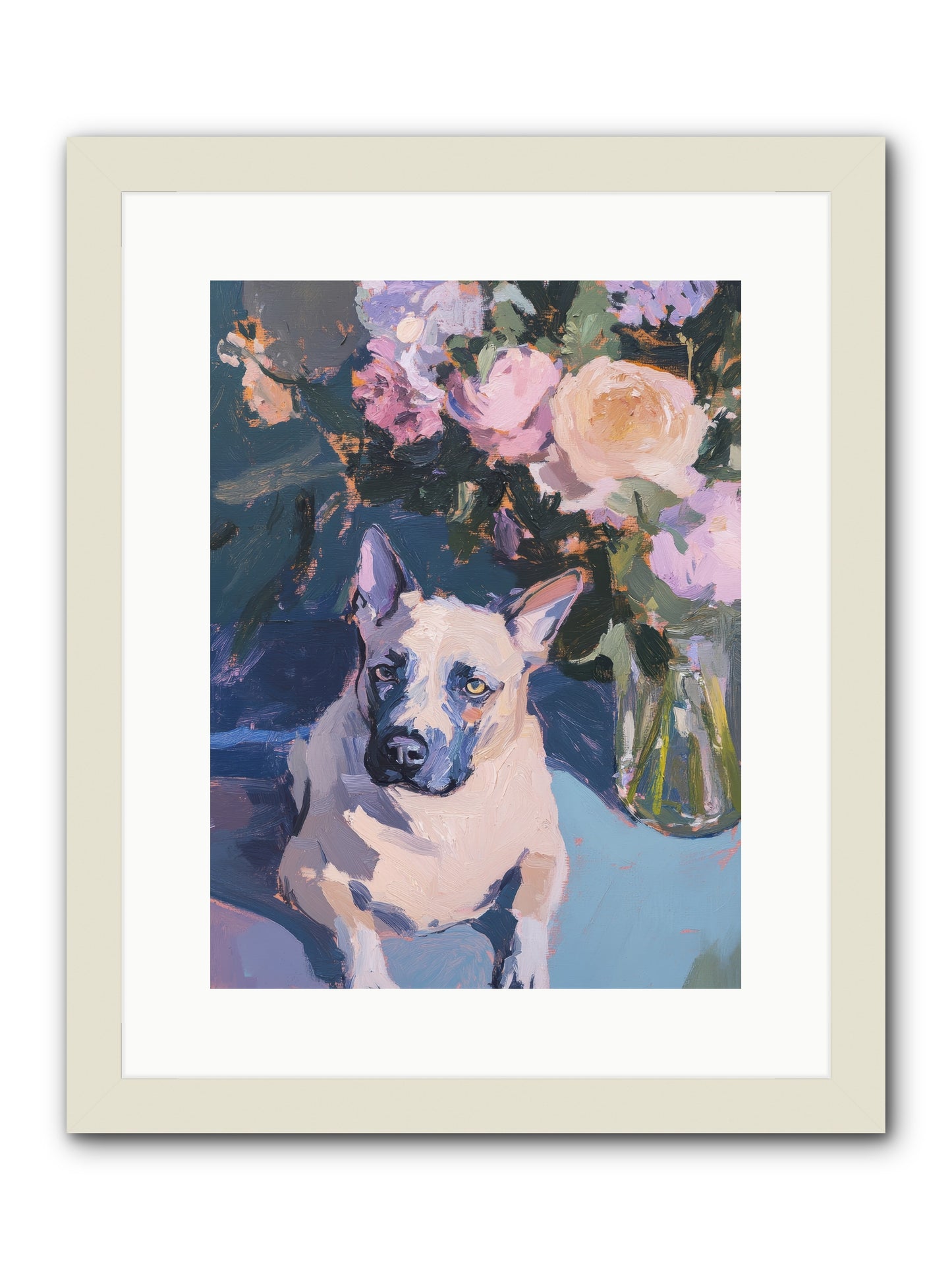 Sweet Little Rascal -- Framed Print - White 12x16