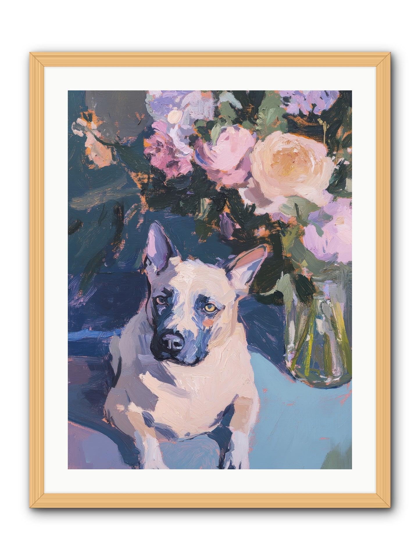 Sweet Little Rascal -- Framed Print - Natural 24x32