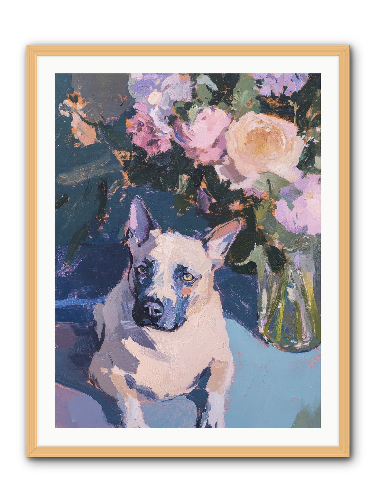 Sweet Little Rascal -- Framed Print - Natural 30x40