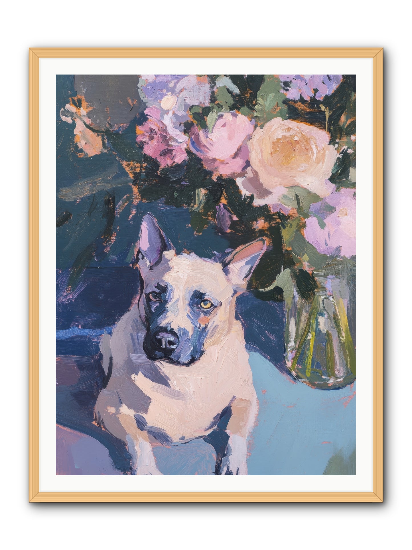 Sweet Little Rascal -- Framed Print - Natural 36x48