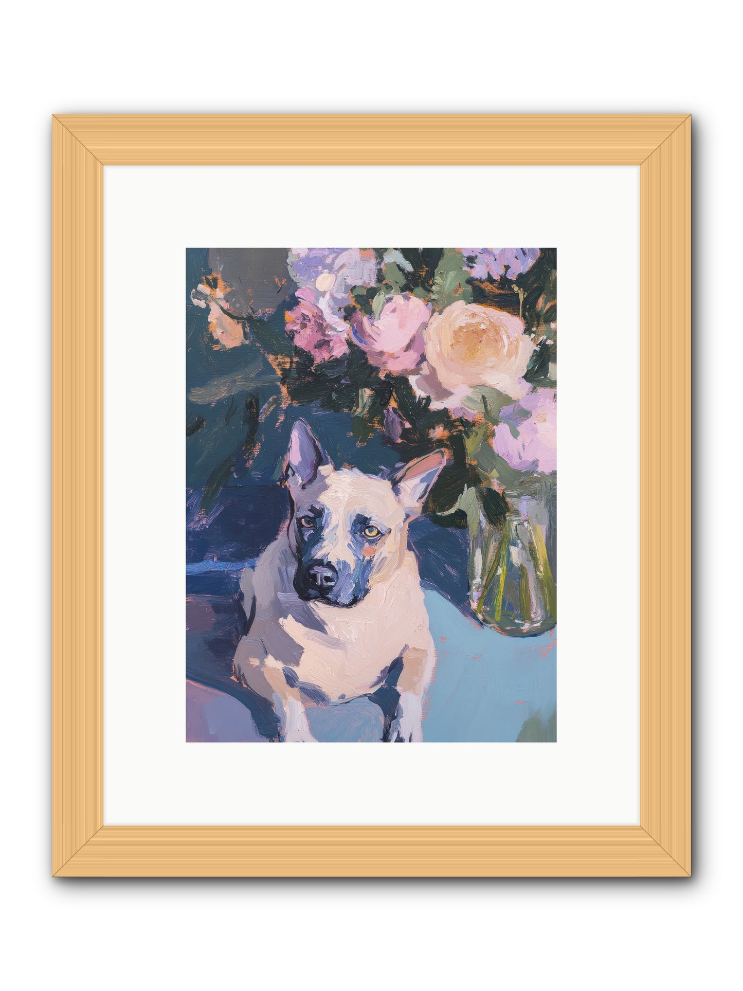 Sweet Little Rascal -- Framed Print - Natural 9x12