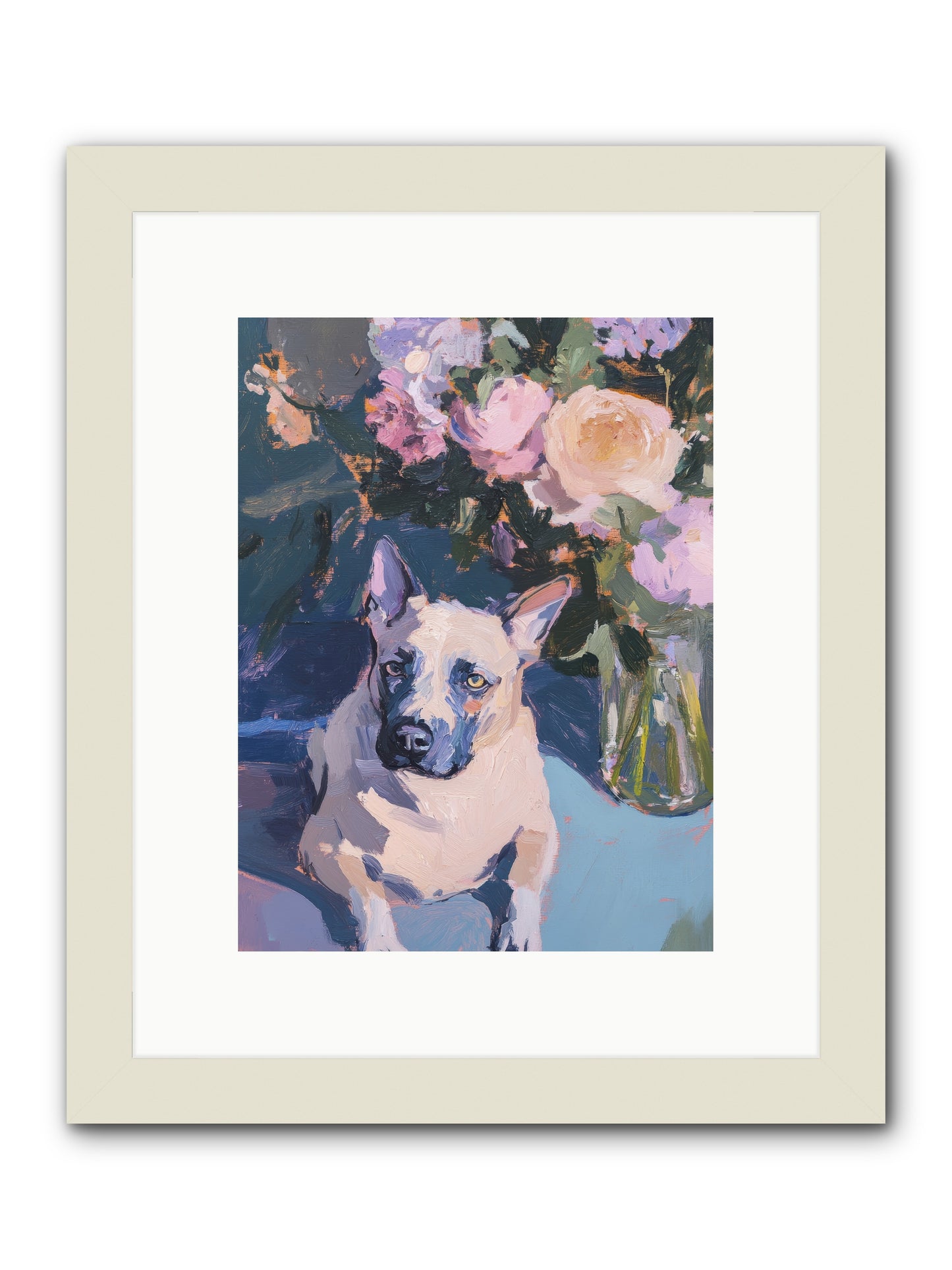 Sweet Little Rascal -- Framed Print - White 9x12