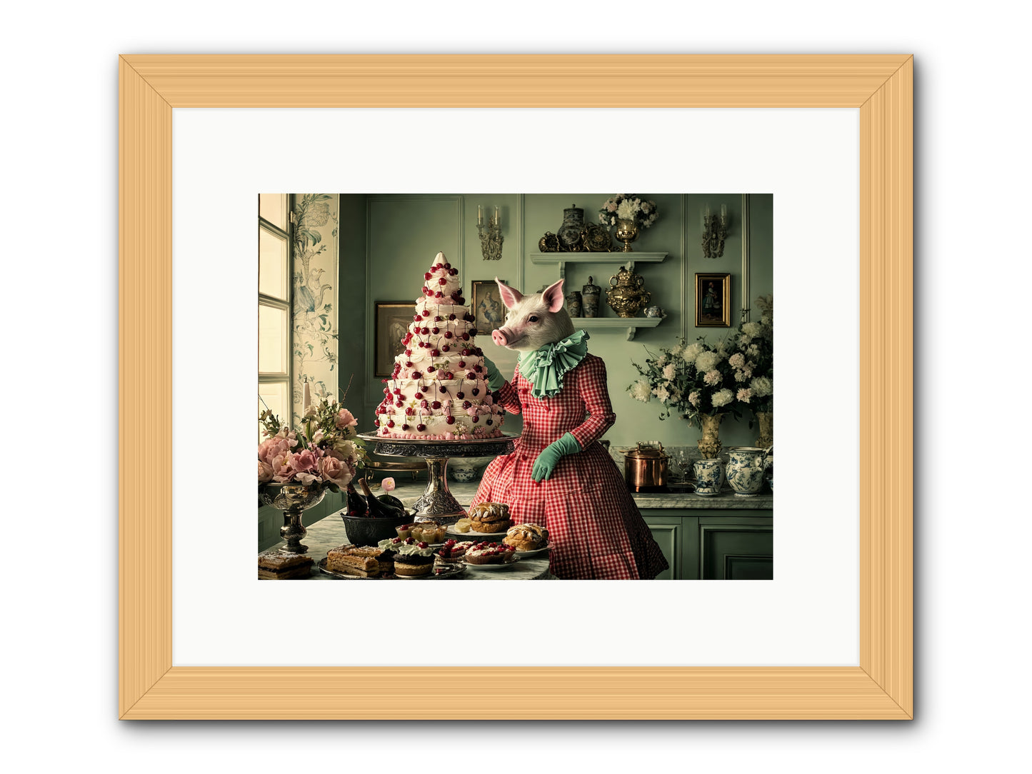 Sweet Makers' Guild No.1 Rez -- Framed Print - Natural 12x9