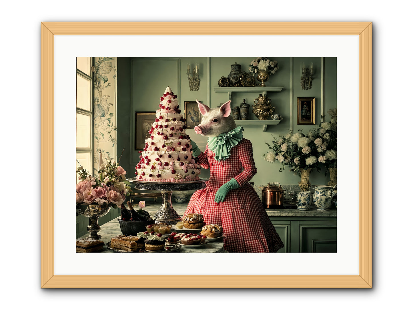 Sweet Makers' Guild No.1 Rez -- Framed Print - Natural 24x18