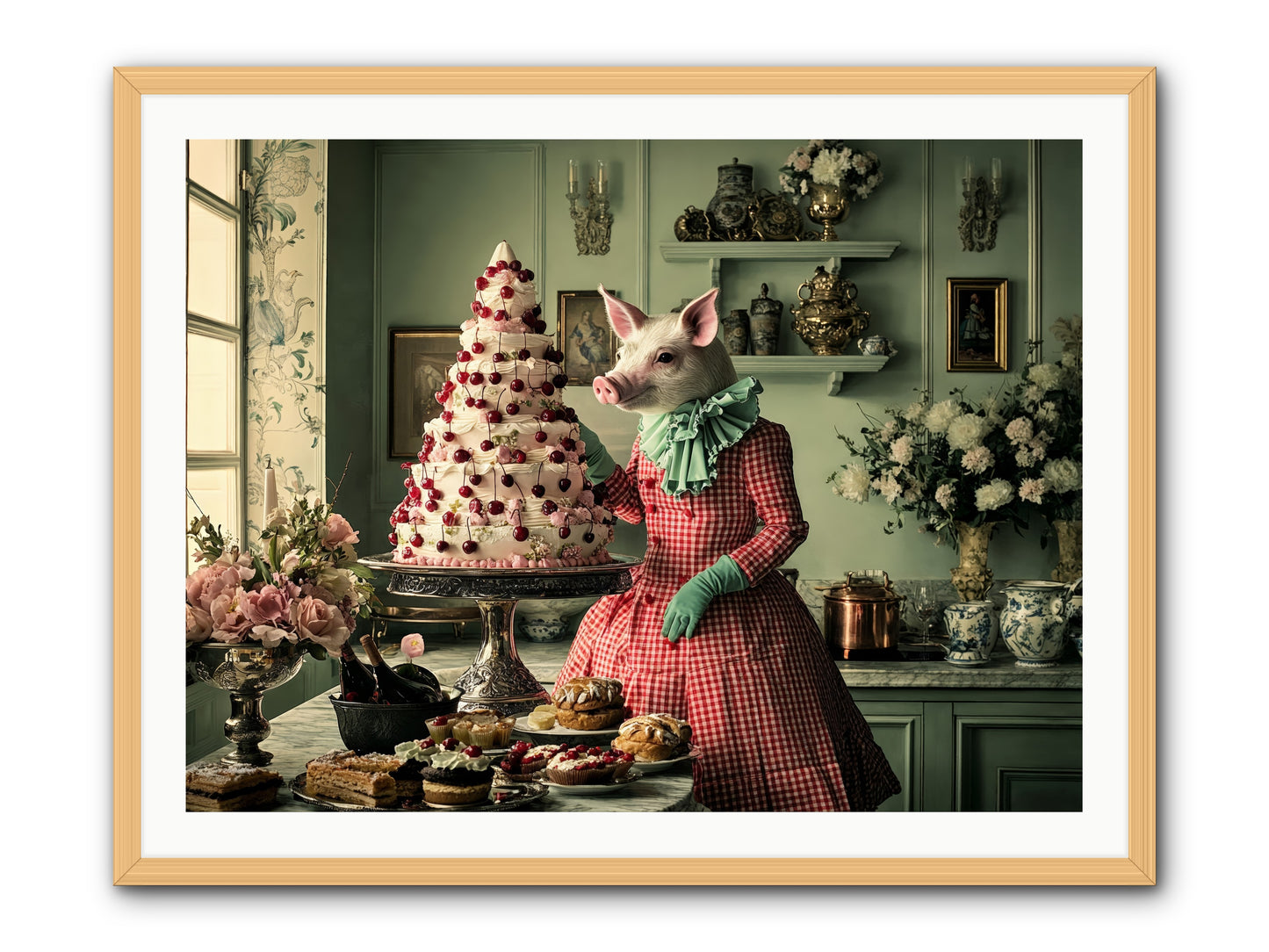 Sweet Makers' Guild No.1 Rez -- Framed Print - Natural 40x30