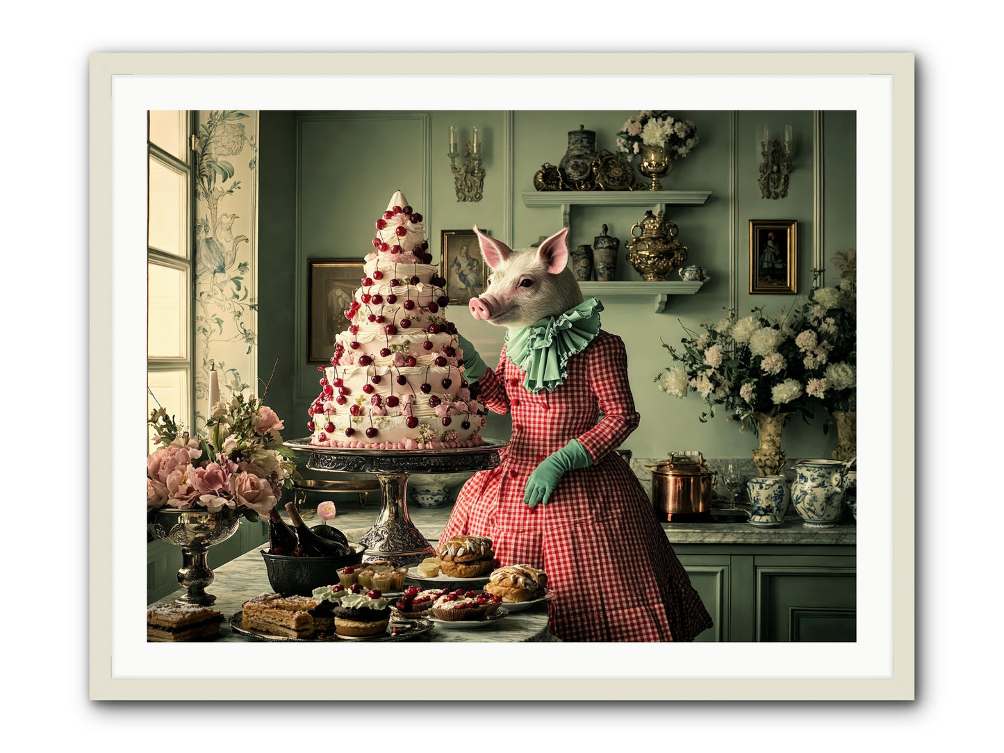 Sweet Makers' Guild No.1 Rez -- Framed Print - White 40x30