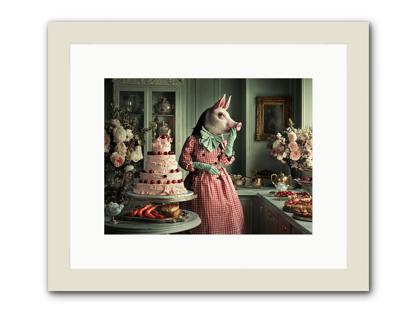 Sweet Makers' Guild No.2 Rez -- Framed Print - White 12x9
