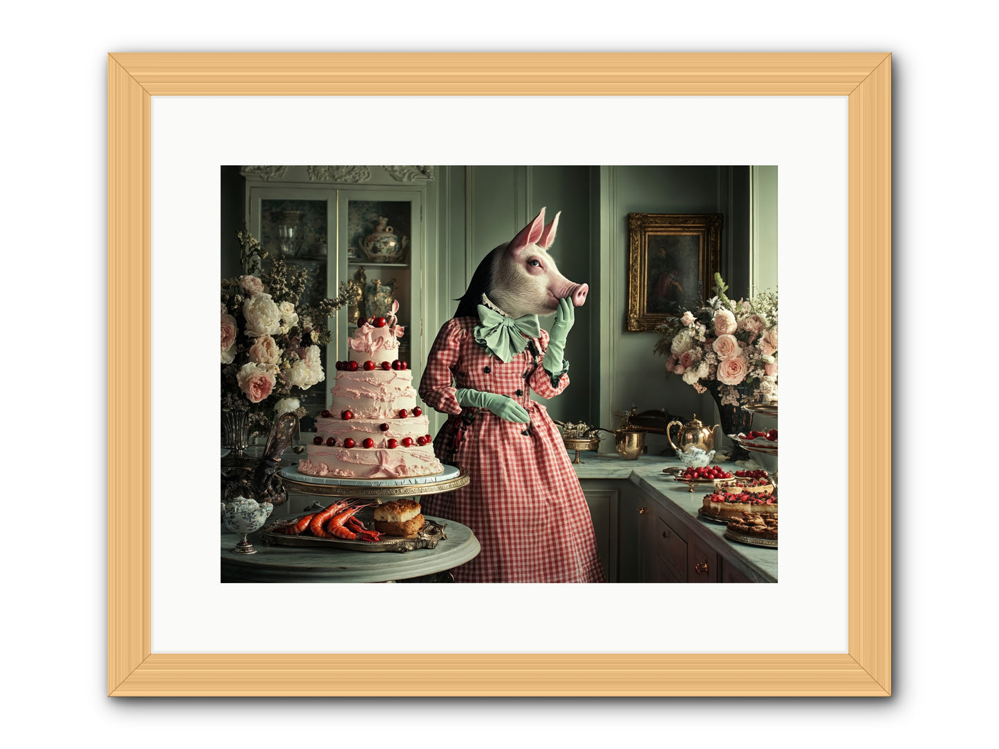 Sweet Makers' Guild No.2 Rez -- Framed Print - Natural 16x12