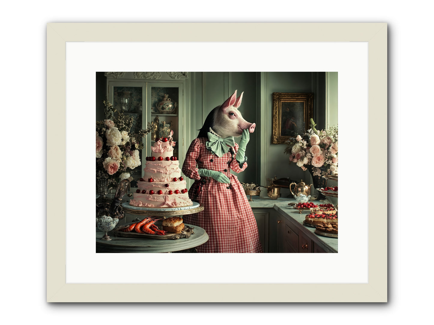 Sweet Makers' Guild No.2 Rez -- Framed Print - White 16x12