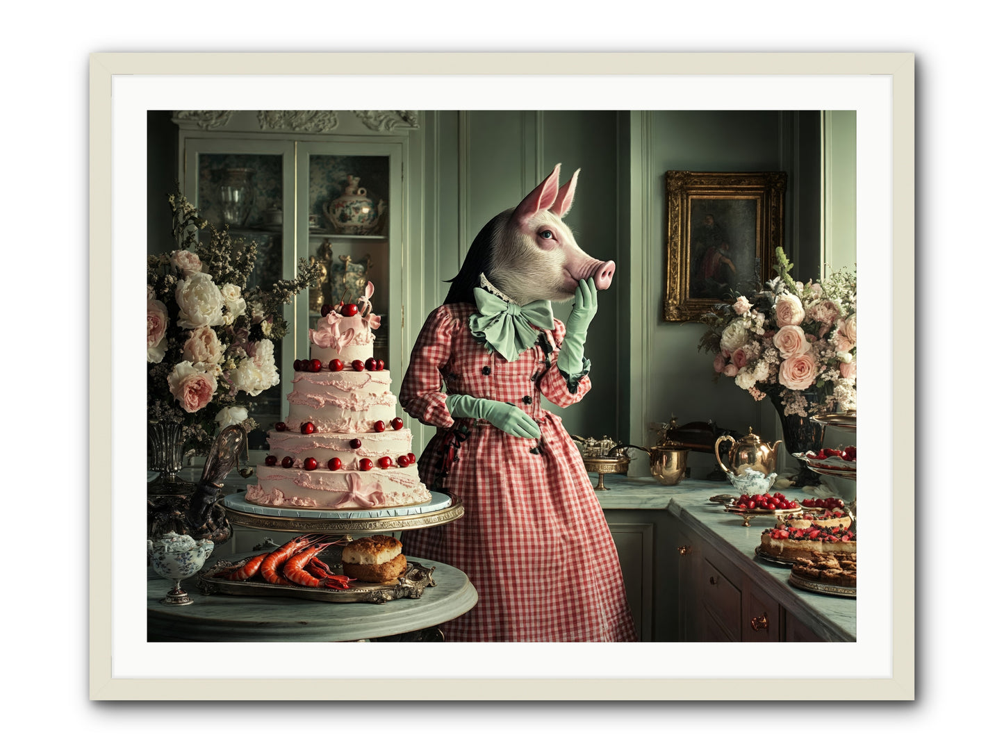 Sweet Makers' Guild No.2 Rez -- Framed Print - White 40x30