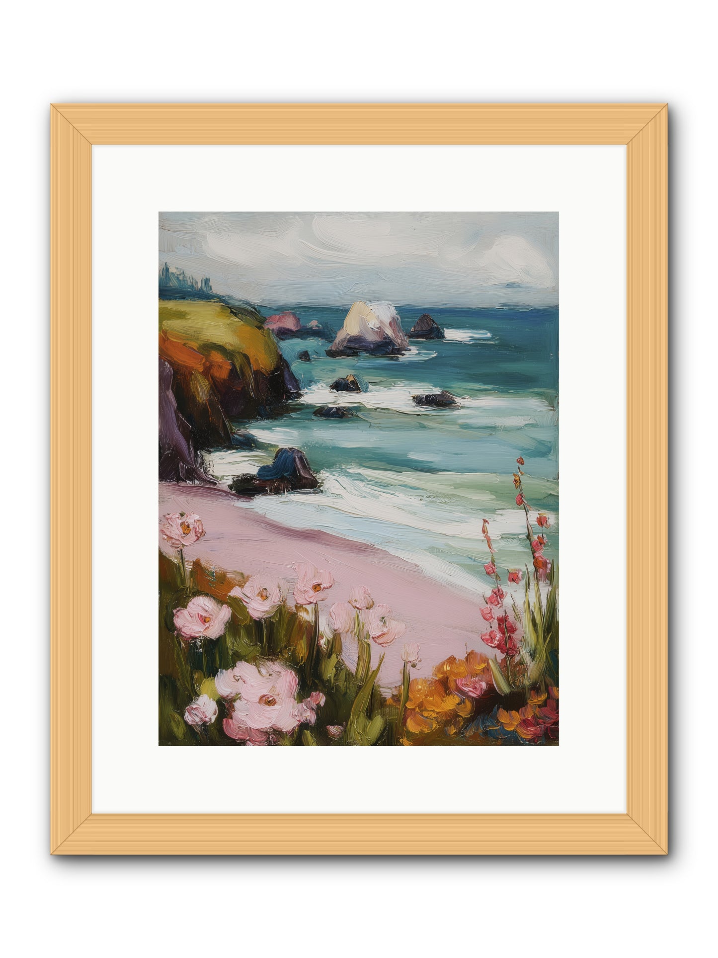 Sweet Melancholy -- Framed Print - Natural 12x16
