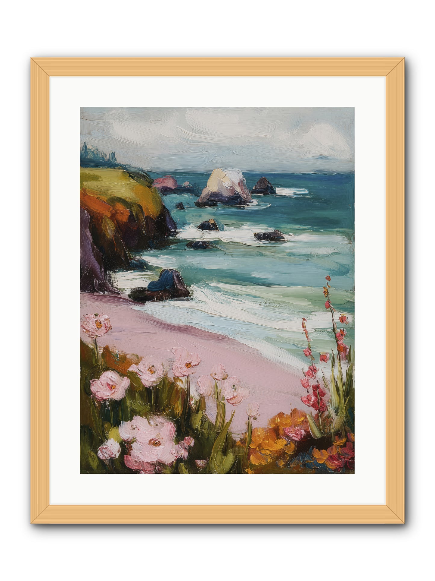 Sweet Melancholy -- Framed Print - Natural 18x24