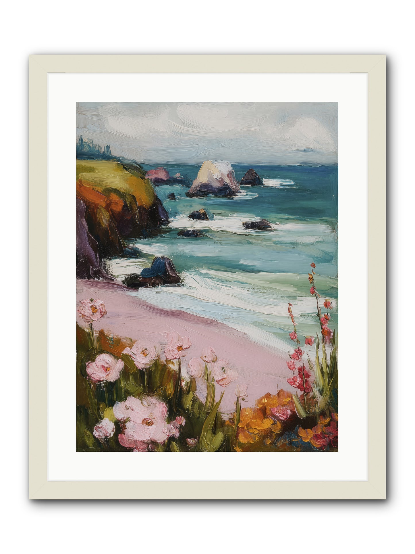 Sweet Melancholy -- Framed Print - White 18x24