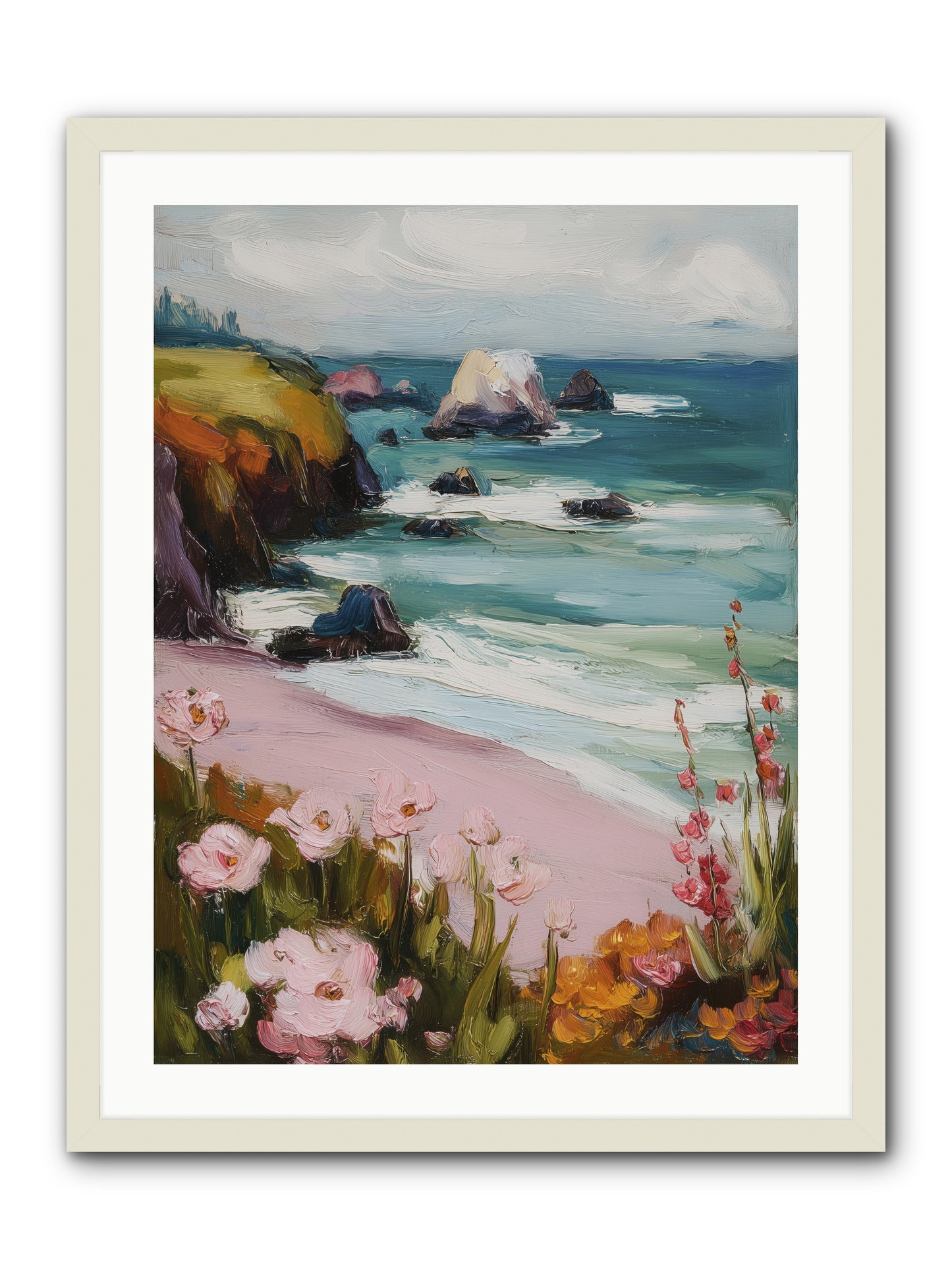Sweet Melancholy -- Framed Print - White 24x32