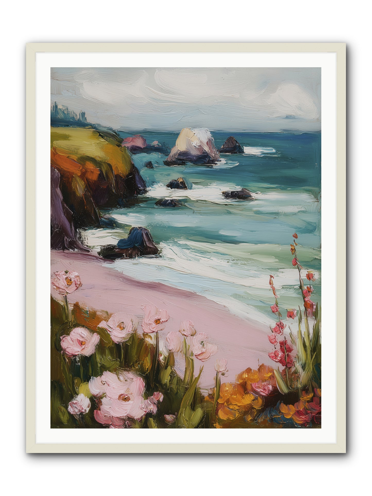 Sweet Melancholy -- Framed Print - White 36x48